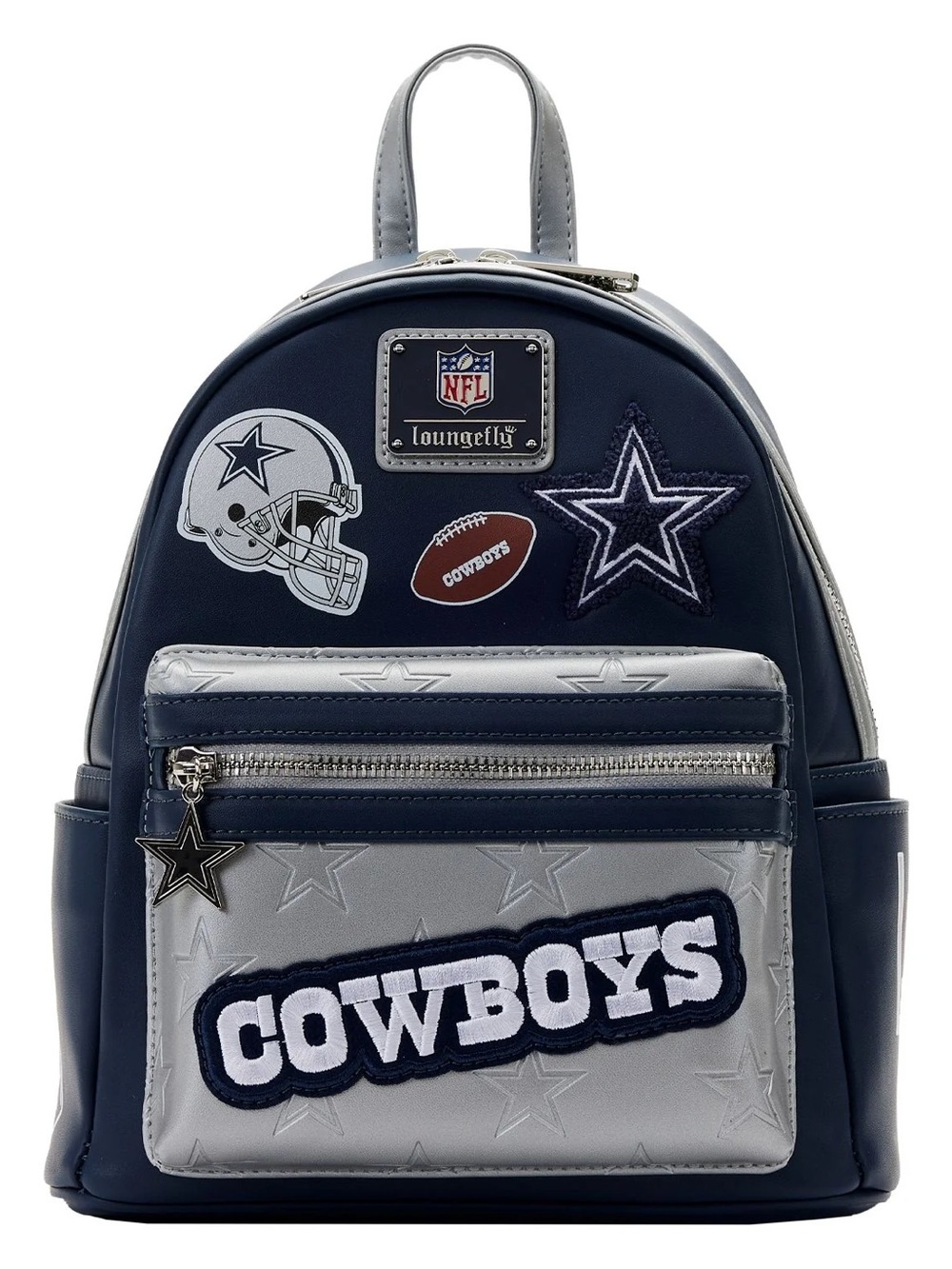 Loungefly Dallas Cowboys Mini Backpack with Patchwork